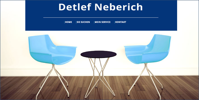 Webvisitenkarte Detlev Neberich